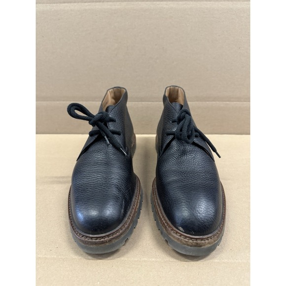 Bally‎ Pebbled Leather Gisdal Chukka Boots Men\'s Size 8D Black main image 7